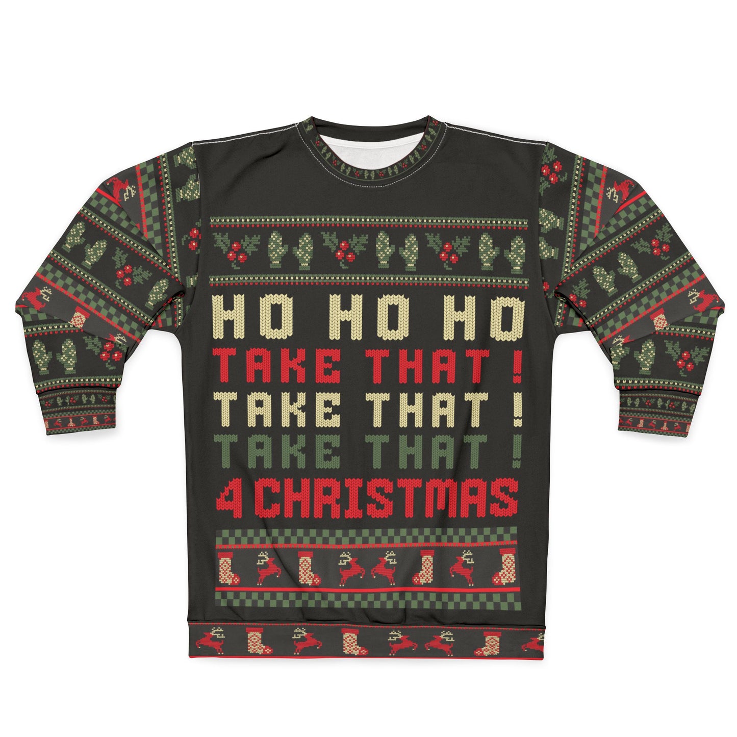 Take that! Take that! Take that! 4 Xmase Ugly sweater